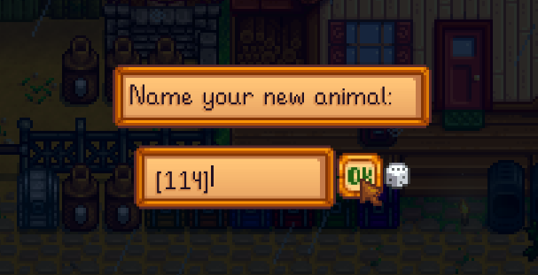 Naming our new chicken [114], which is the ID of Ancient Seeds